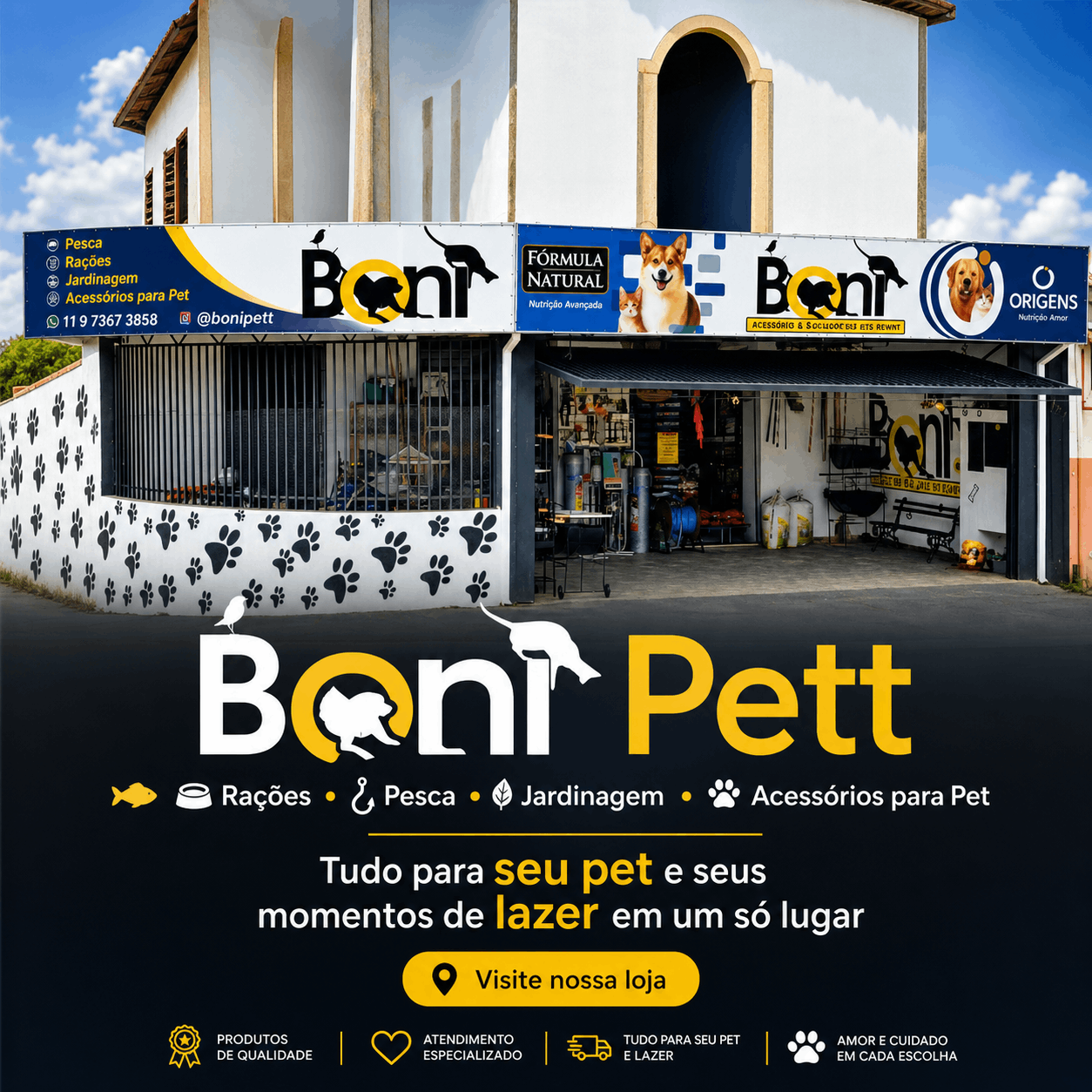 Boni Pett - Pet shop, rações, pesca e camping em Itu/SP